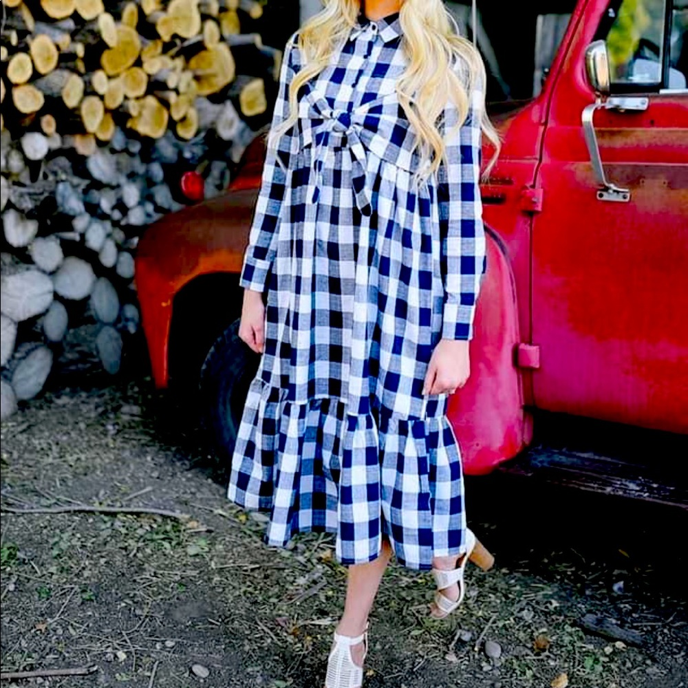 Buffalo Bow Midi dress